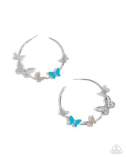 Aerial Allegiance - Multi - Paparazzi Earrings
