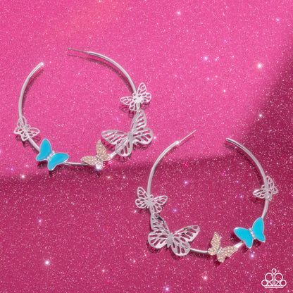 Aerial Allegiance - Multi - Paparazzi Earrings
