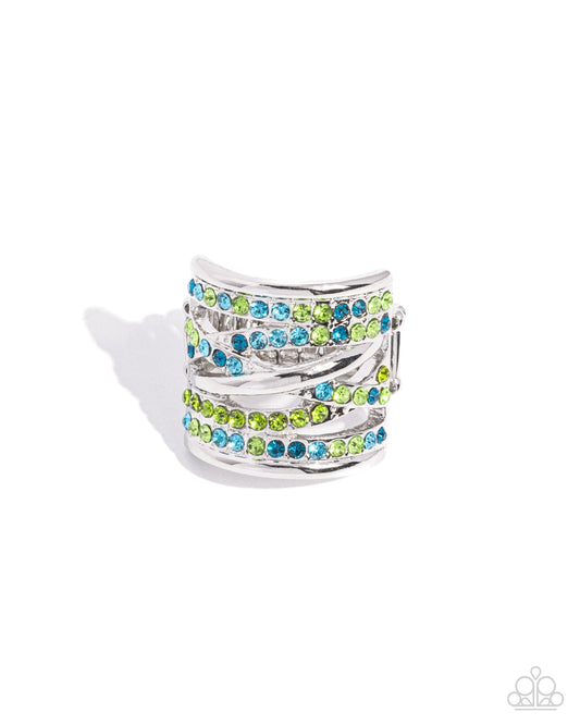 TWIST-Taker - Green - Paparazzi Ring