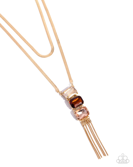 Passionate Pageantry - Brown - Paparazzi Necklace