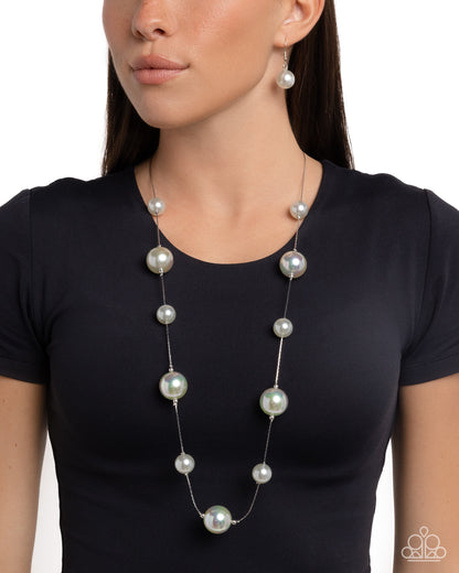 Park Avenue Pearls - Silver - Paparazzi Necklace