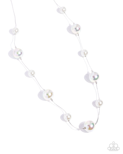 Park Avenue Pearls - Silver - Paparazzi Necklace