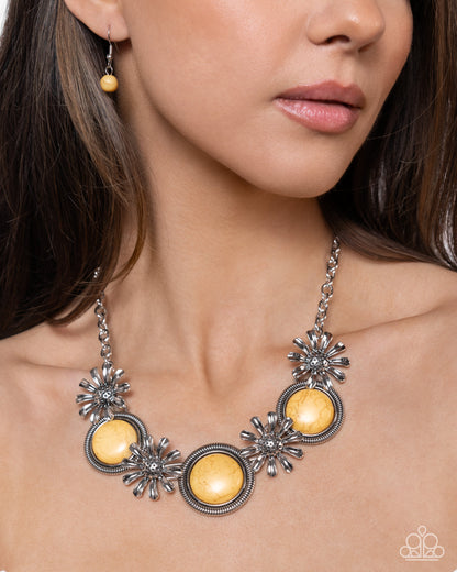 Cowboy Casanova - Yellow and Badlands Beau - Yellow - Paparazzi Bracelet Set