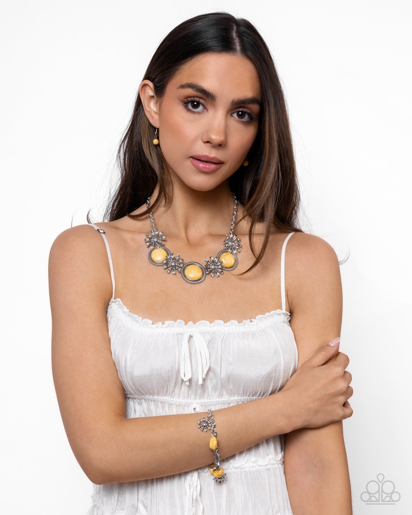 Cowboy Casanova - Yellow and Badlands Beau - Yellow - Paparazzi Bracelet Set