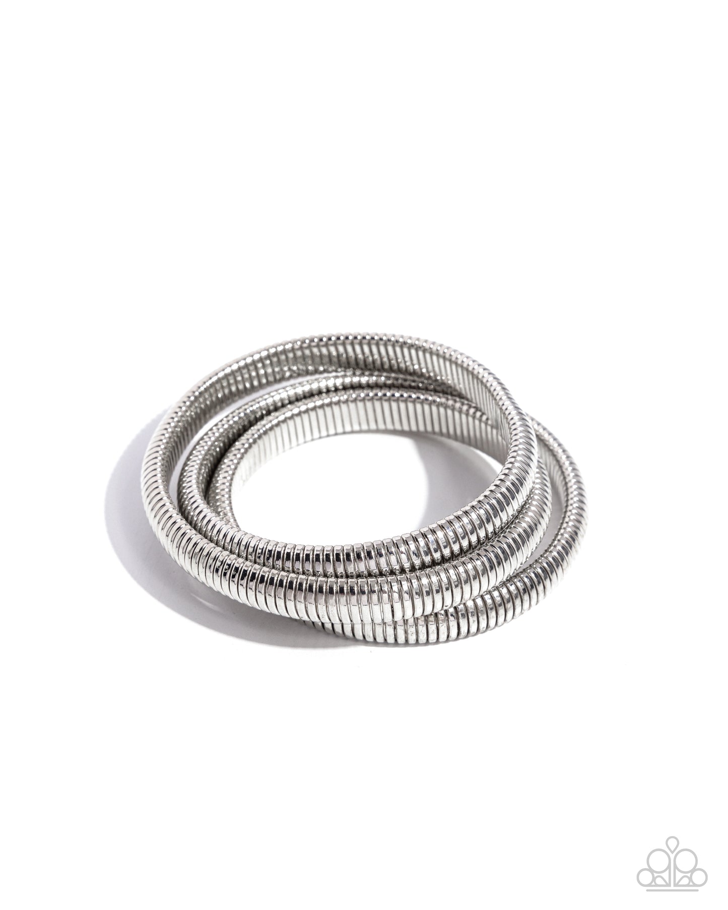 Charismatic Coils - Silver - Paparazzi Bracelet