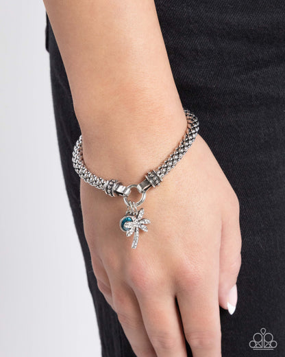 Palm Beach Bling - Blue - Paparazzi Bracelet
