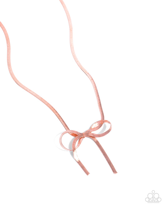 Ladylike Legato - Copper - Paparazzi Necklace