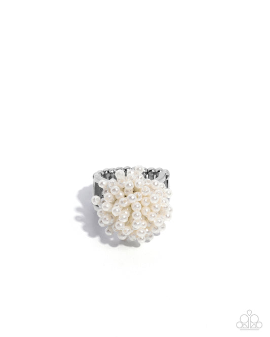 Never Ending Style - White - Paparazzi Ring