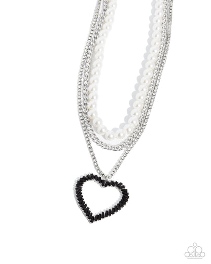 Y2K Year - Black - Paparazzi Necklace