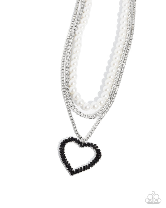 Y2K Year - Black - Paparazzi Necklace