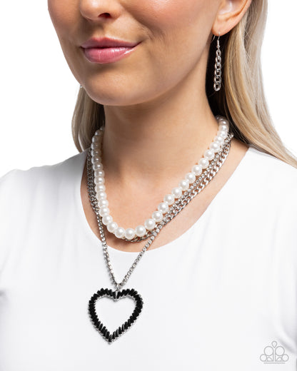 Y2K Year - Black - Paparazzi Necklace
