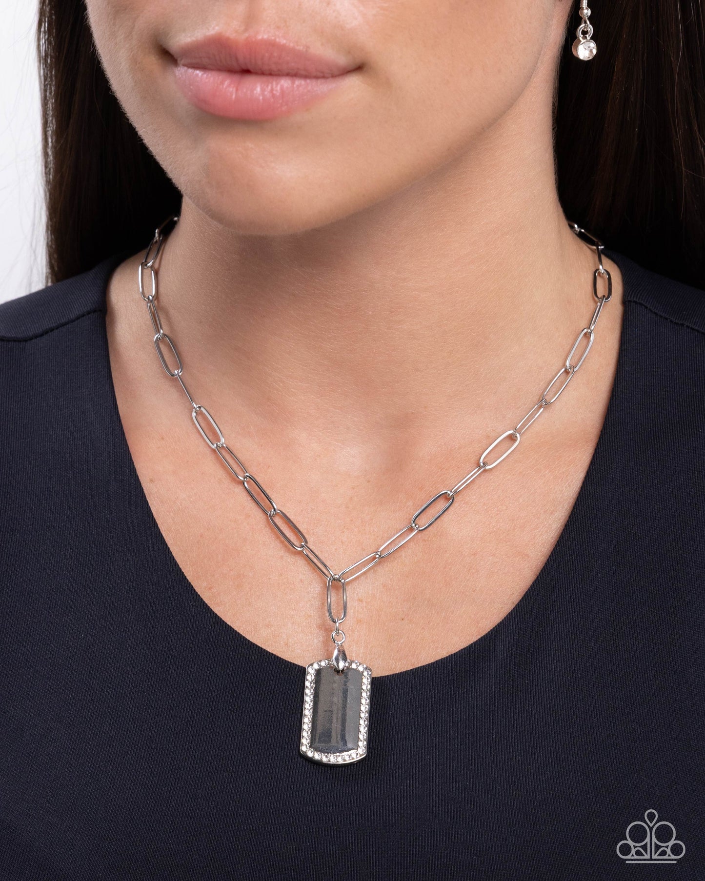 Simple Street - White - Paparazzi Necklace