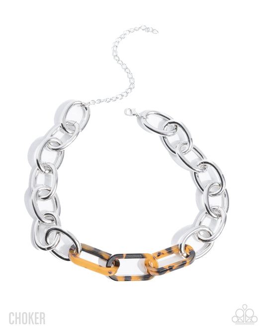 Uniquely Upmarket - Brown - Paparazzi Choker Necklace
