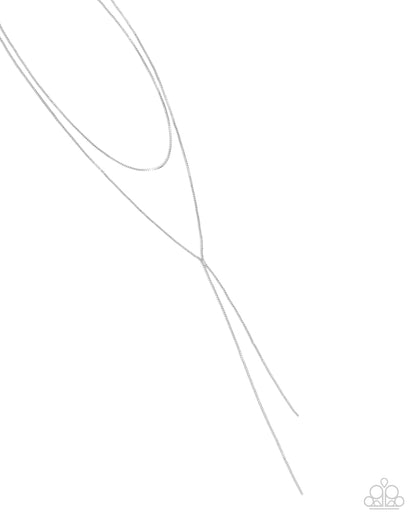 Dutiful Dance - Silver - Paparazzi Necklace
