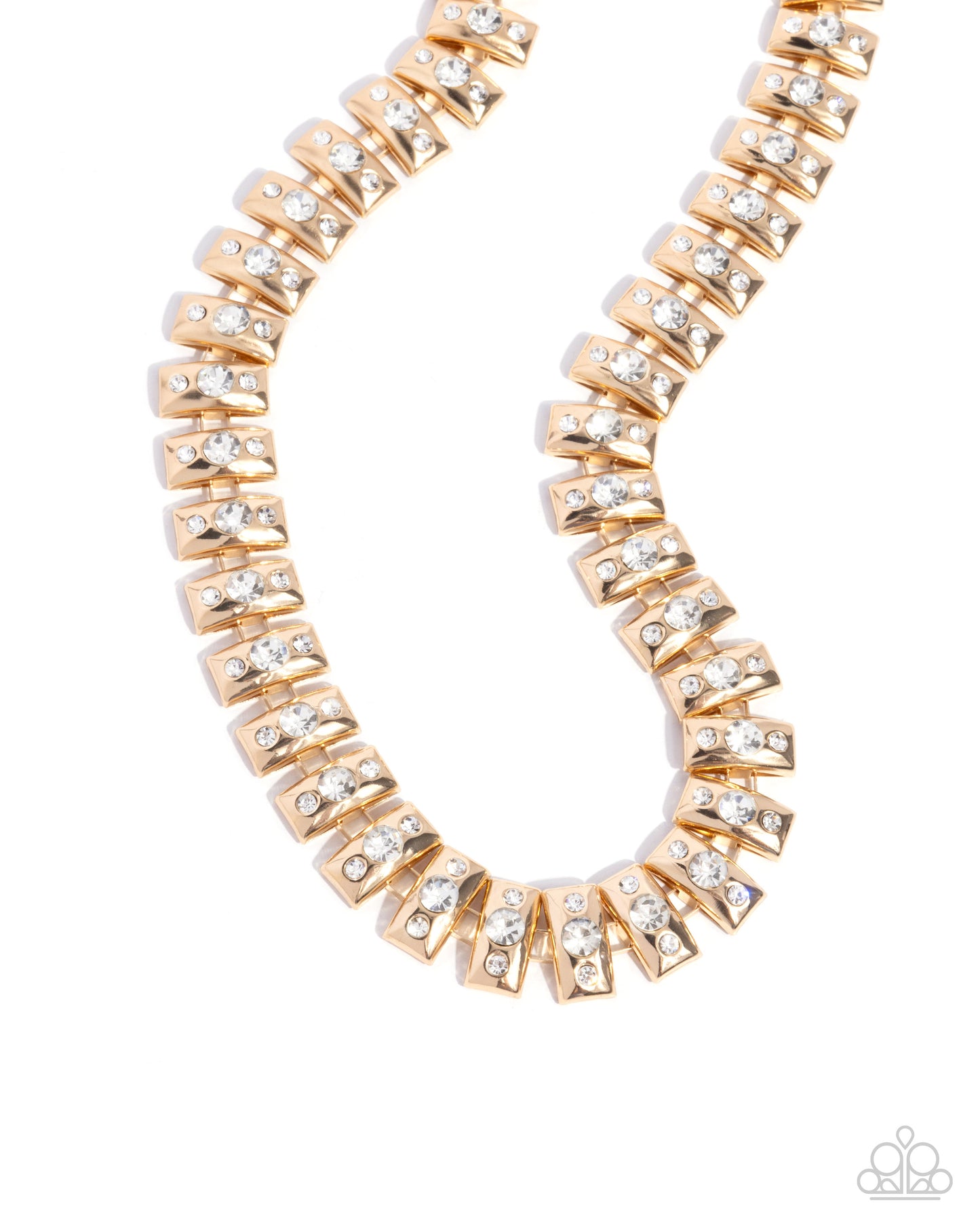 Officially Opulent - Gold - Paparazzi Necklace