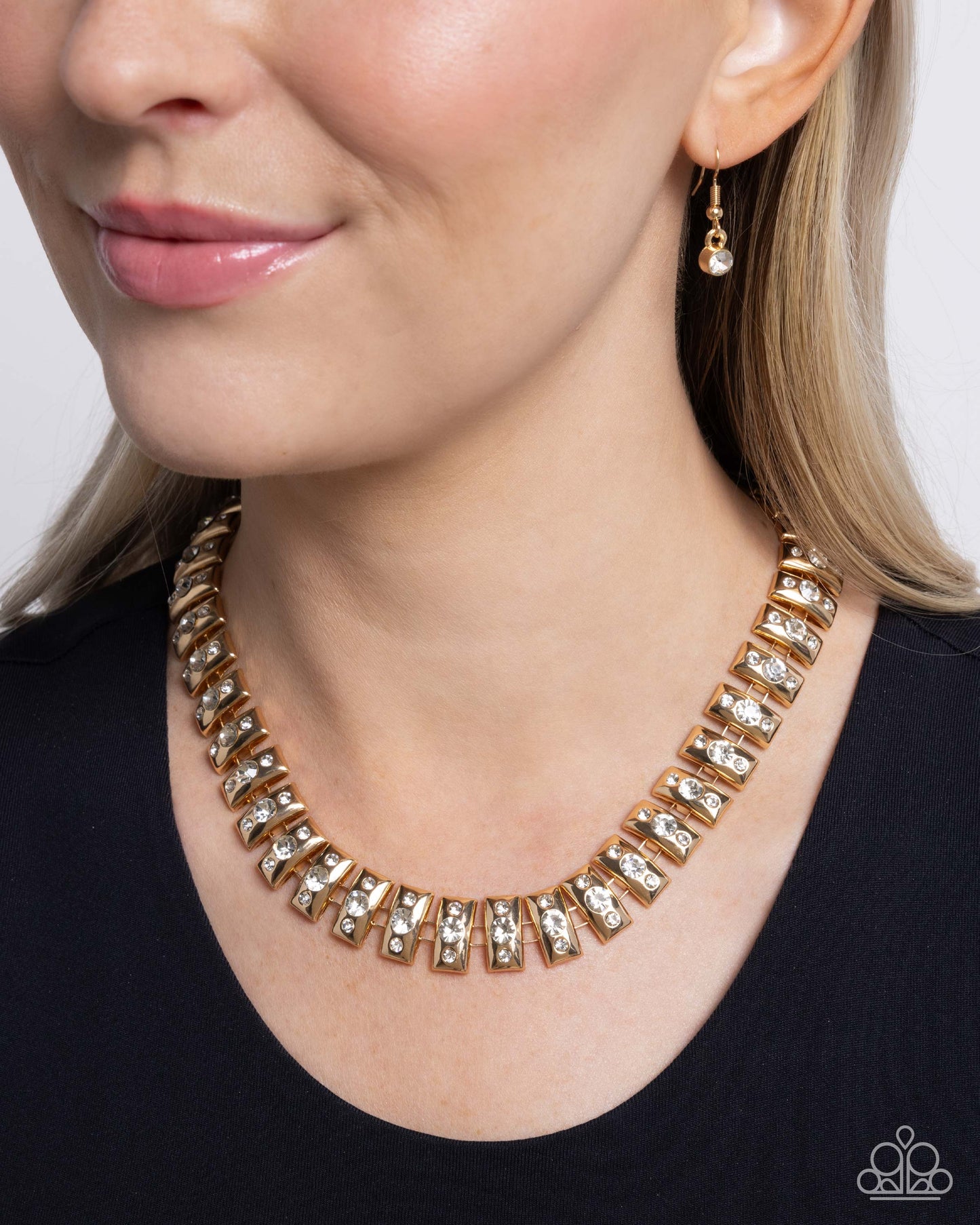 Officially Opulent - Gold - Paparazzi Necklace