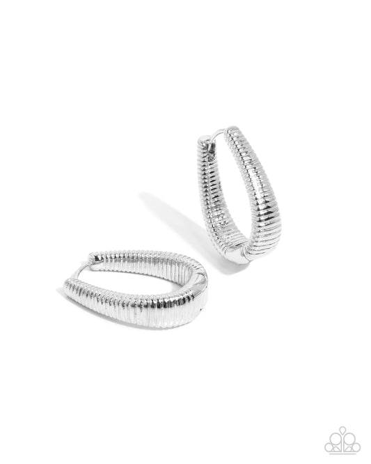 Limitless Leader - Silver - Paparazzi Earrings