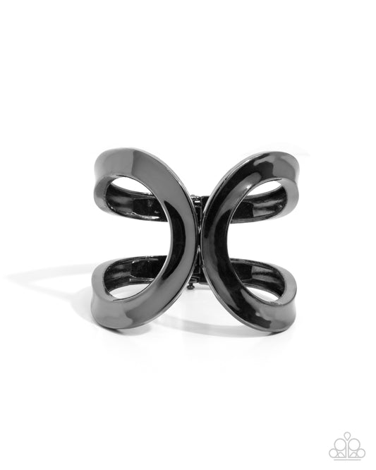 Airy Attraction - Black - Paparazzi Bracelet