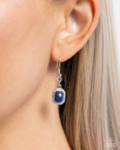 Clandestine Color - Blue - Paparazzi Necklace