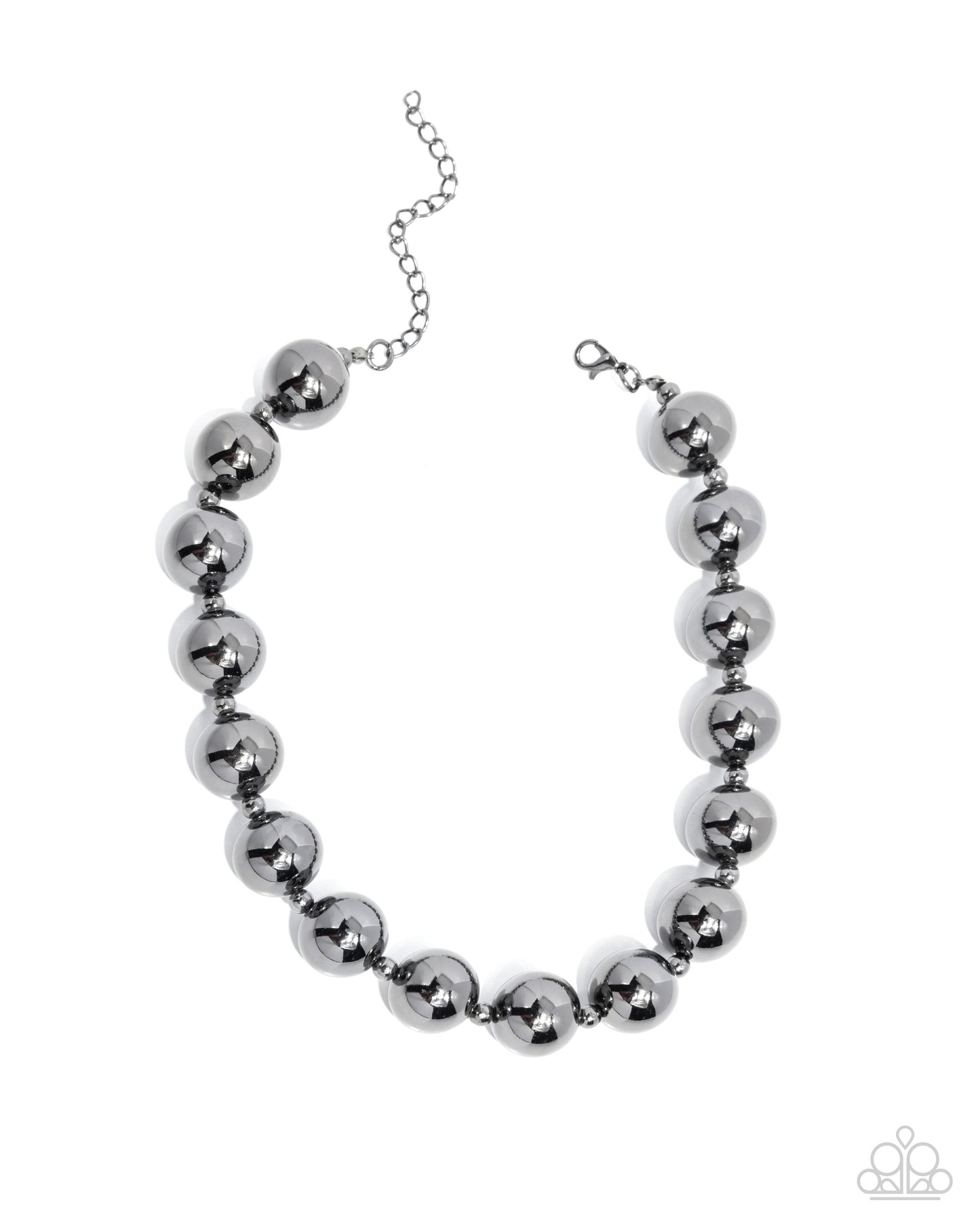 Flattery Will Get You Everywhere - Black - Paparazzi Necklace