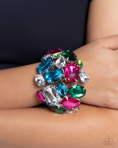 Chic Coronation - Multi - Paparazzi Bracelet