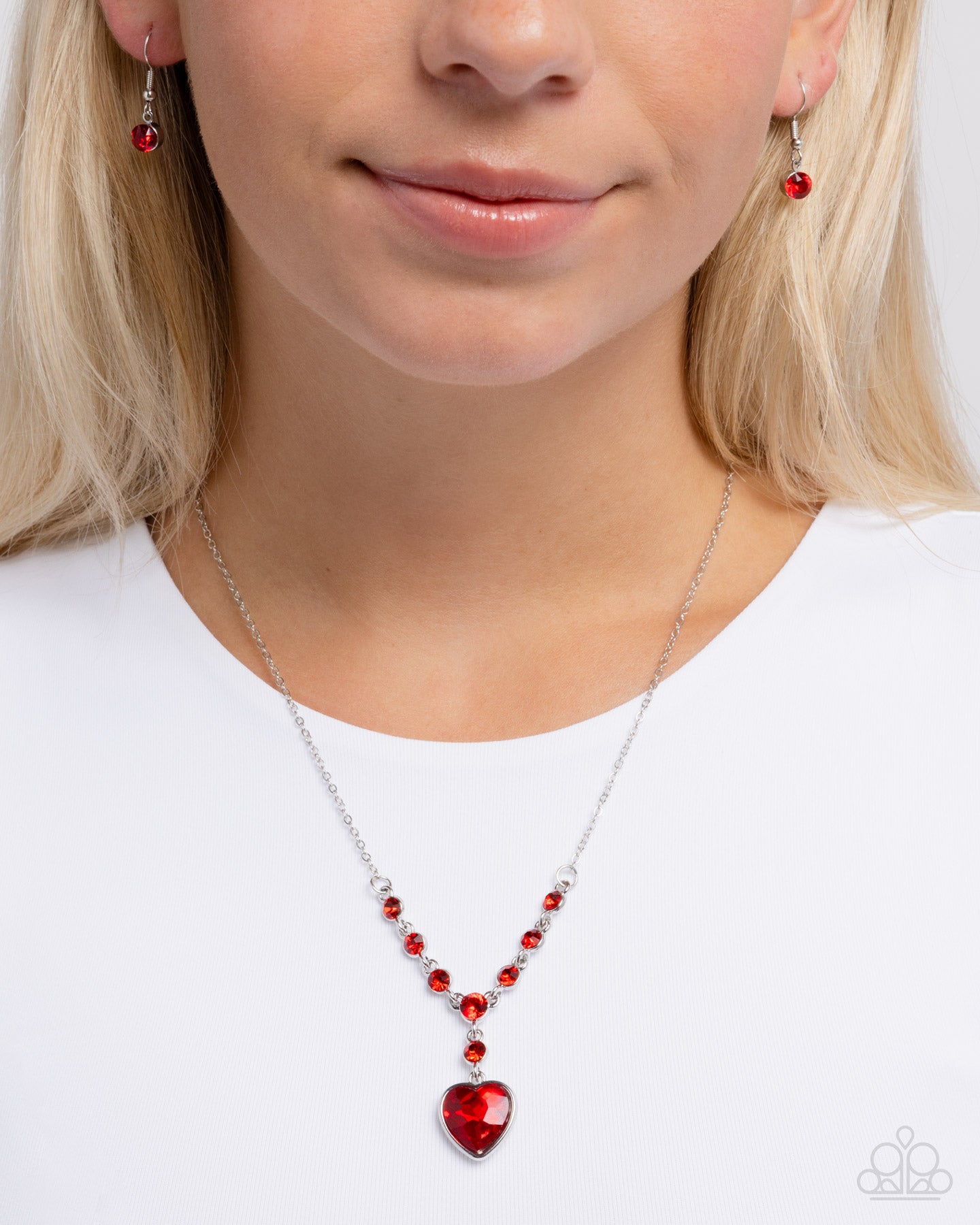 Fresh Fondness - Red - Paparazzi Necklace
