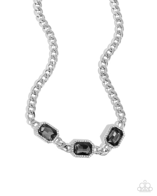 Without Delay - Silver - Paparazzi Necklace