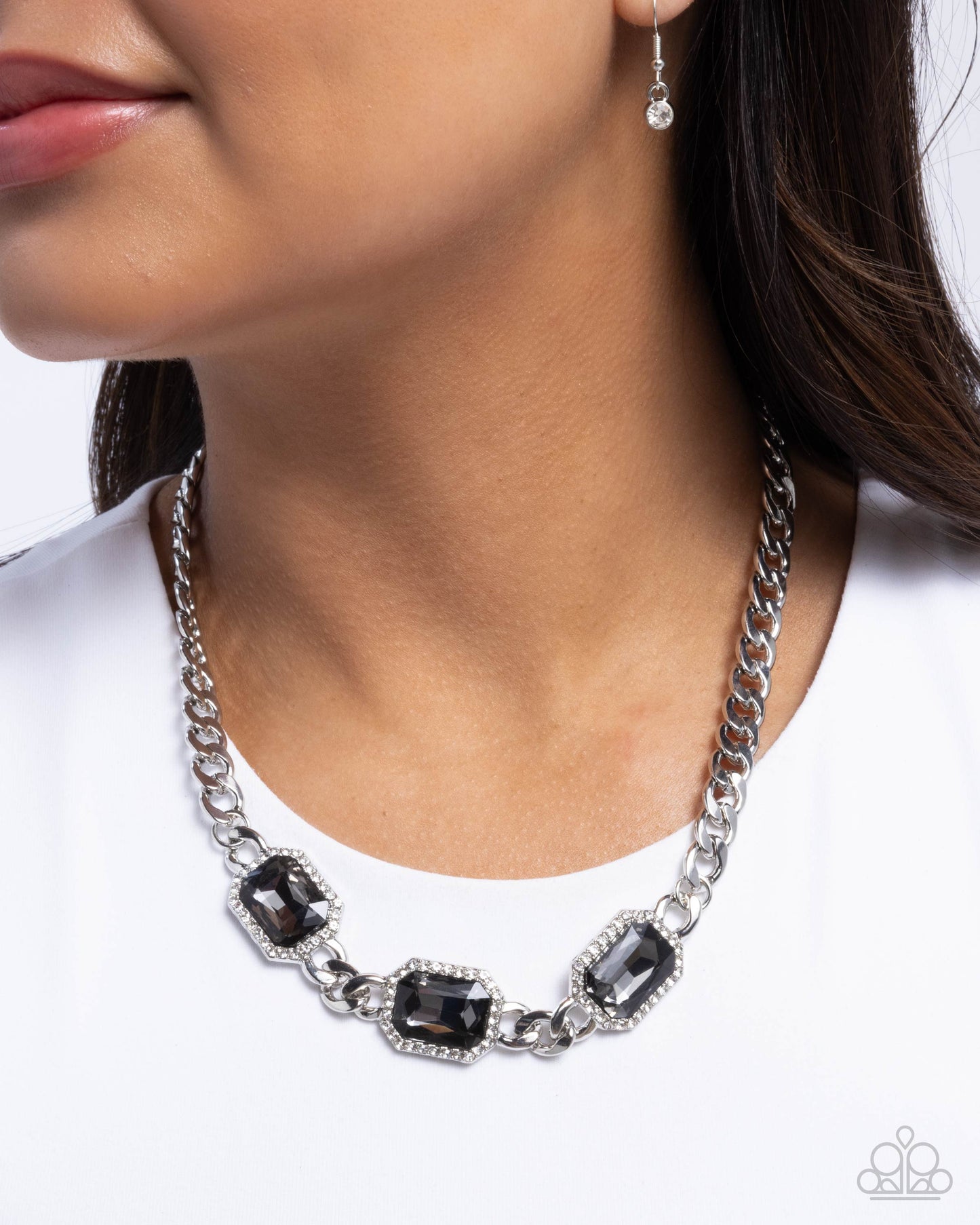 Without Delay - Silver - Paparazzi Necklace