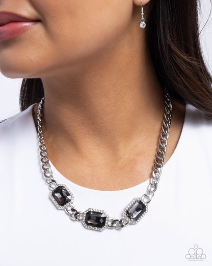 Without Delay - Silver - Paparazzi Necklace