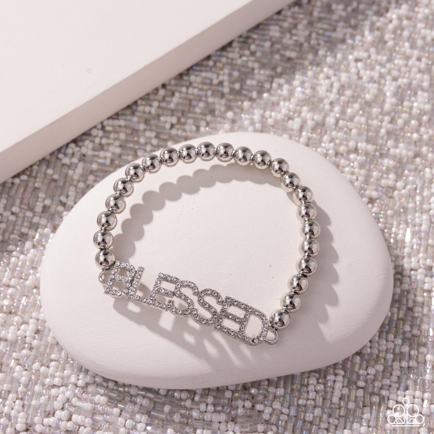 Blessed Bounty - White - Paparazzi Bracelet