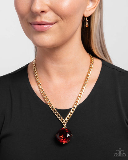 Musings State of Mind - Brown - Paparazzi Necklace