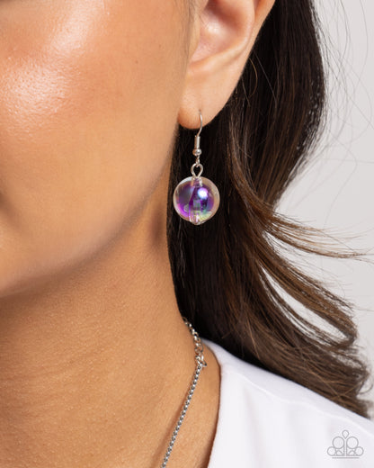 Iridescent Identity - Purple - Paparazzi Necklace