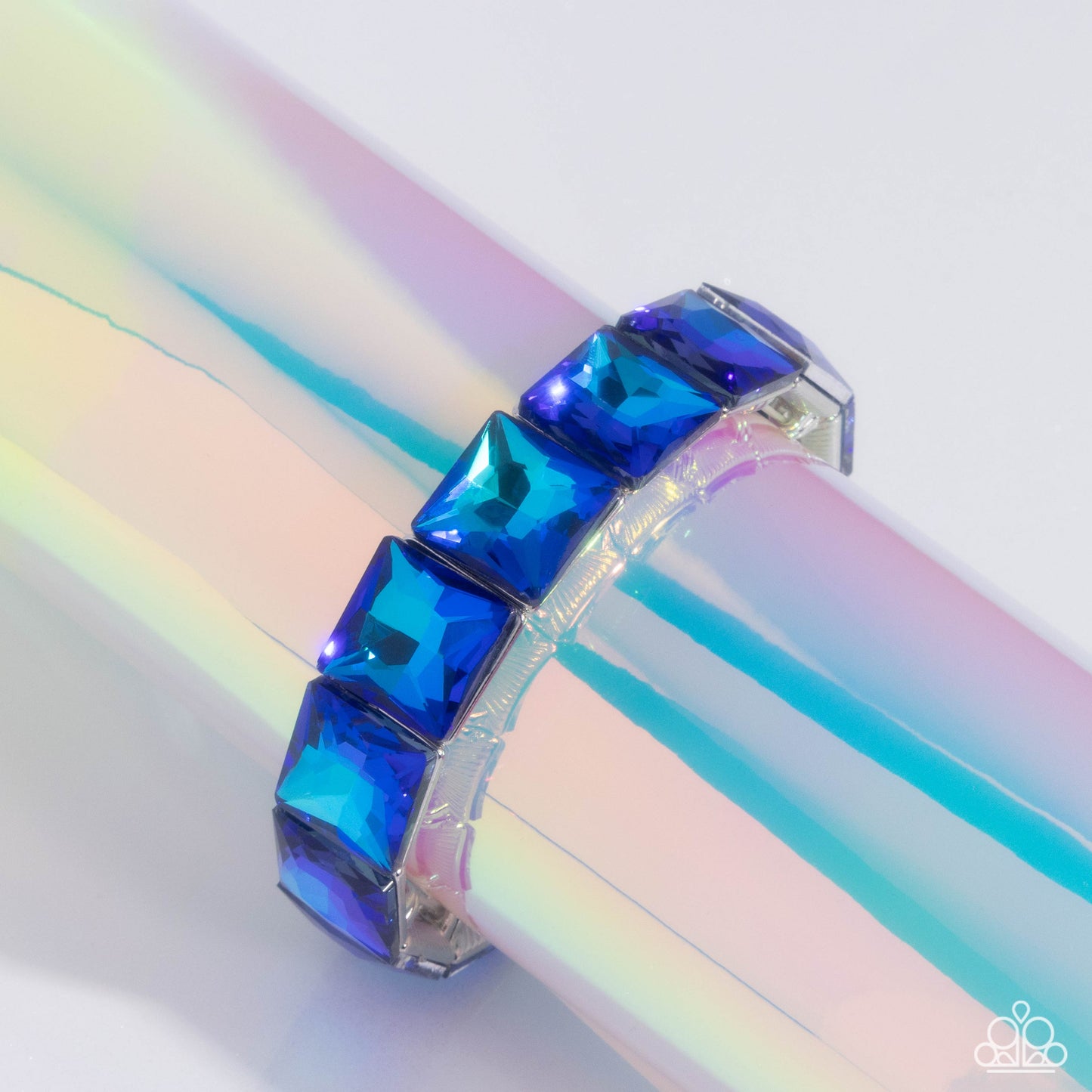 Upscale Funk - Blue - Paparazzi Bracelet