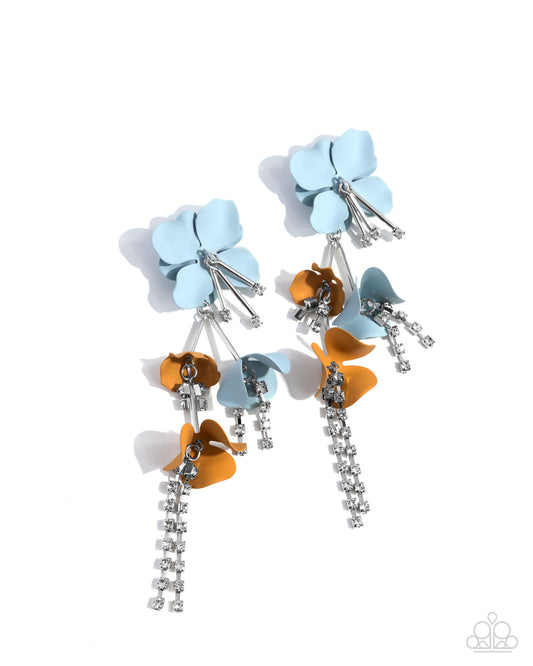 Capitol Chic - Blue - Paparazzi Earrings
