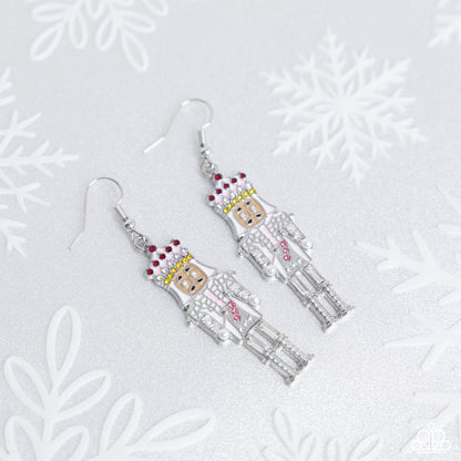 Nutcracker Nostalgia - Multi - Paparazzi Earrings