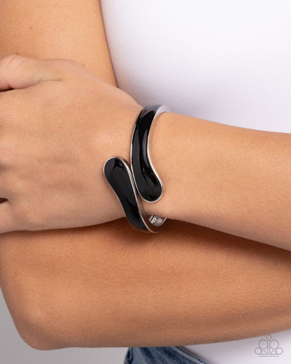 Painted Puzzle - Black - Paparazzi Bracelet