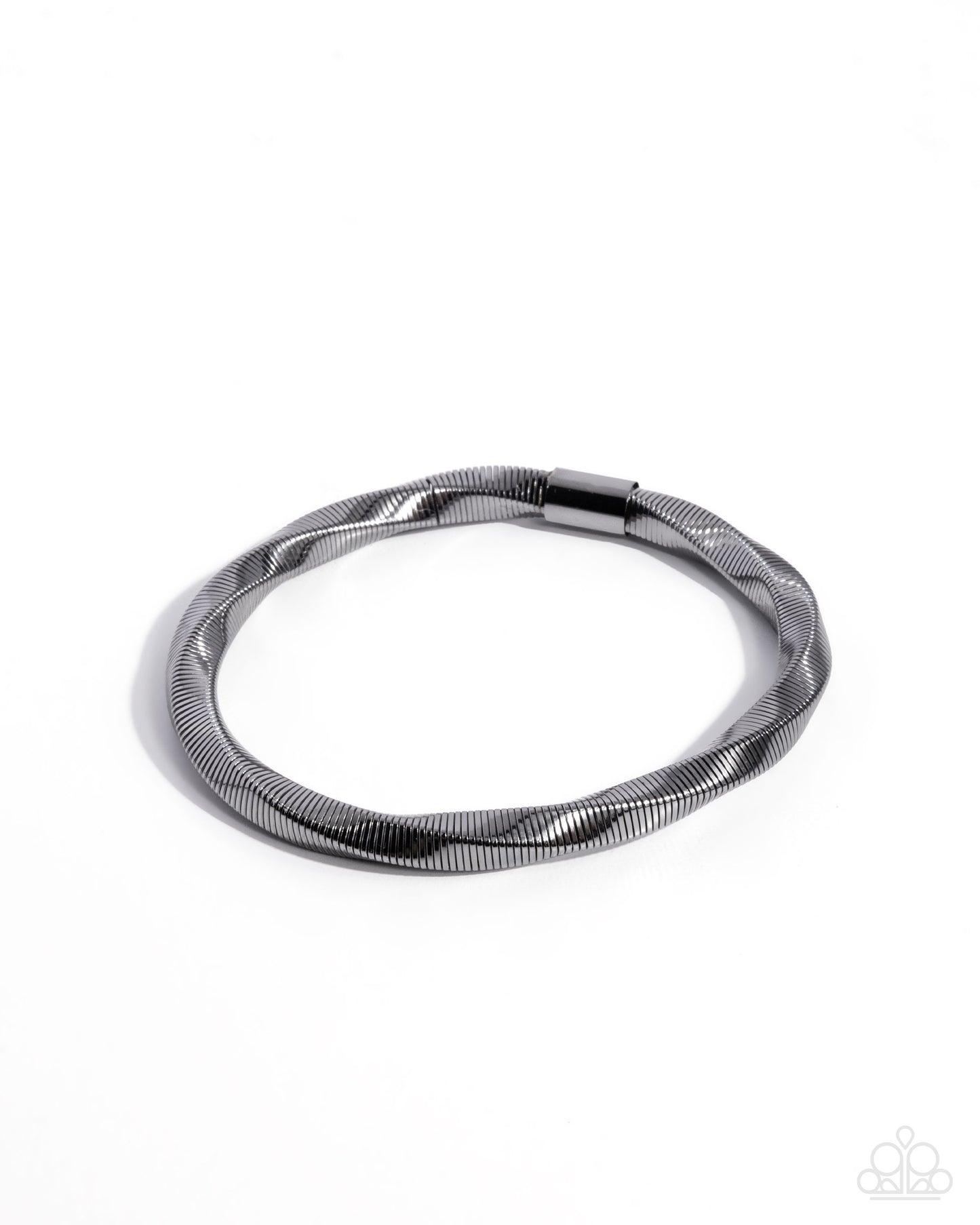 Twisted Temptress - Black - Paparazzi Bracelet