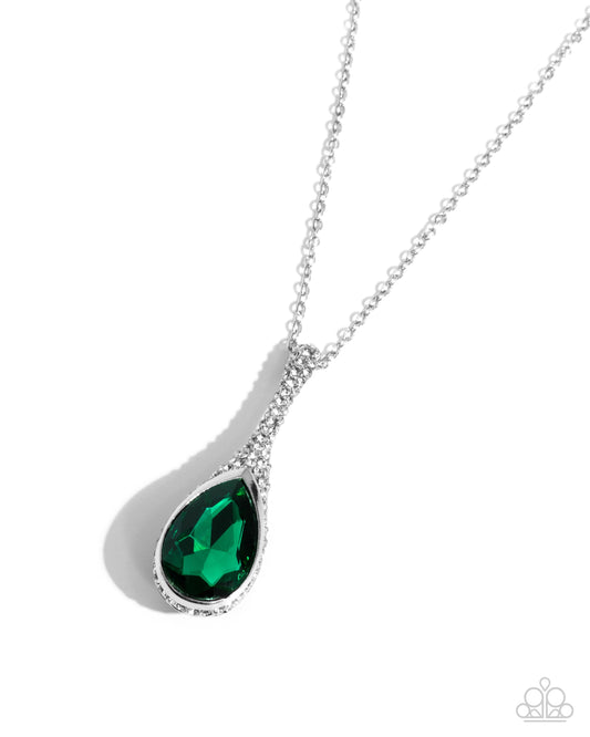 Rosy Revival - Green - Paparazzi Necklace