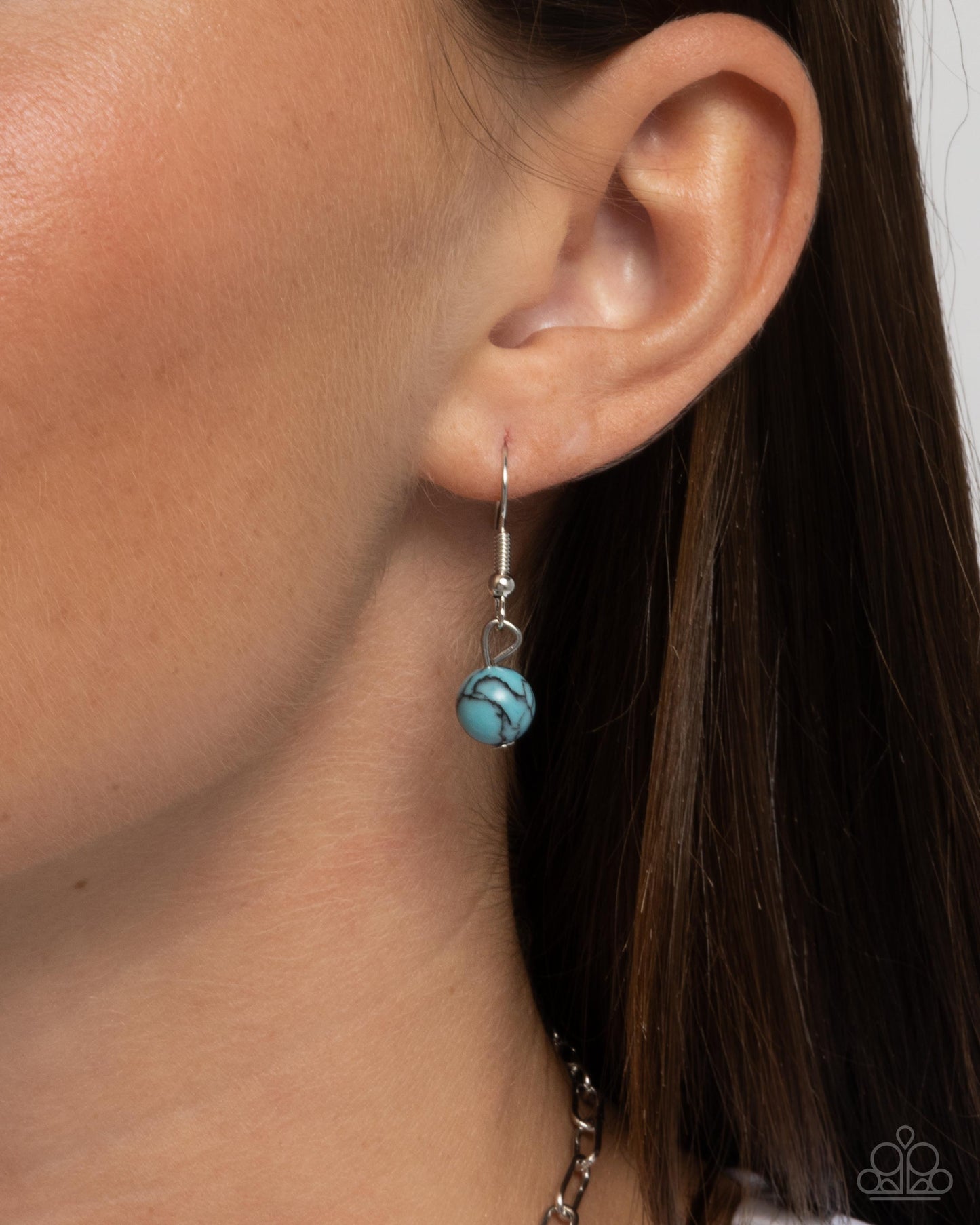 Longhorn Lasso - Blue - Paparazzi Necklace