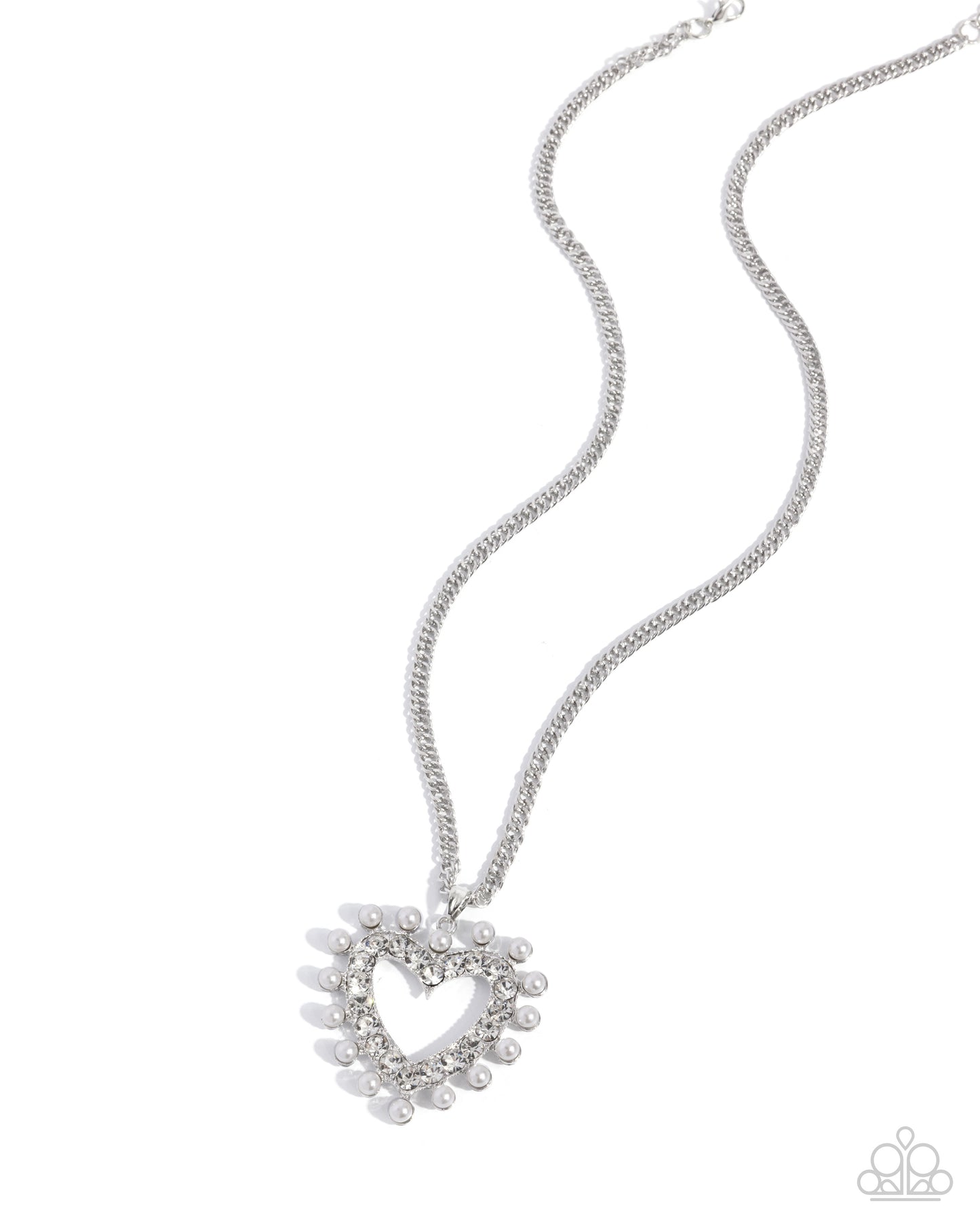 Perfectly Prim - White - Paparazzi Necklace