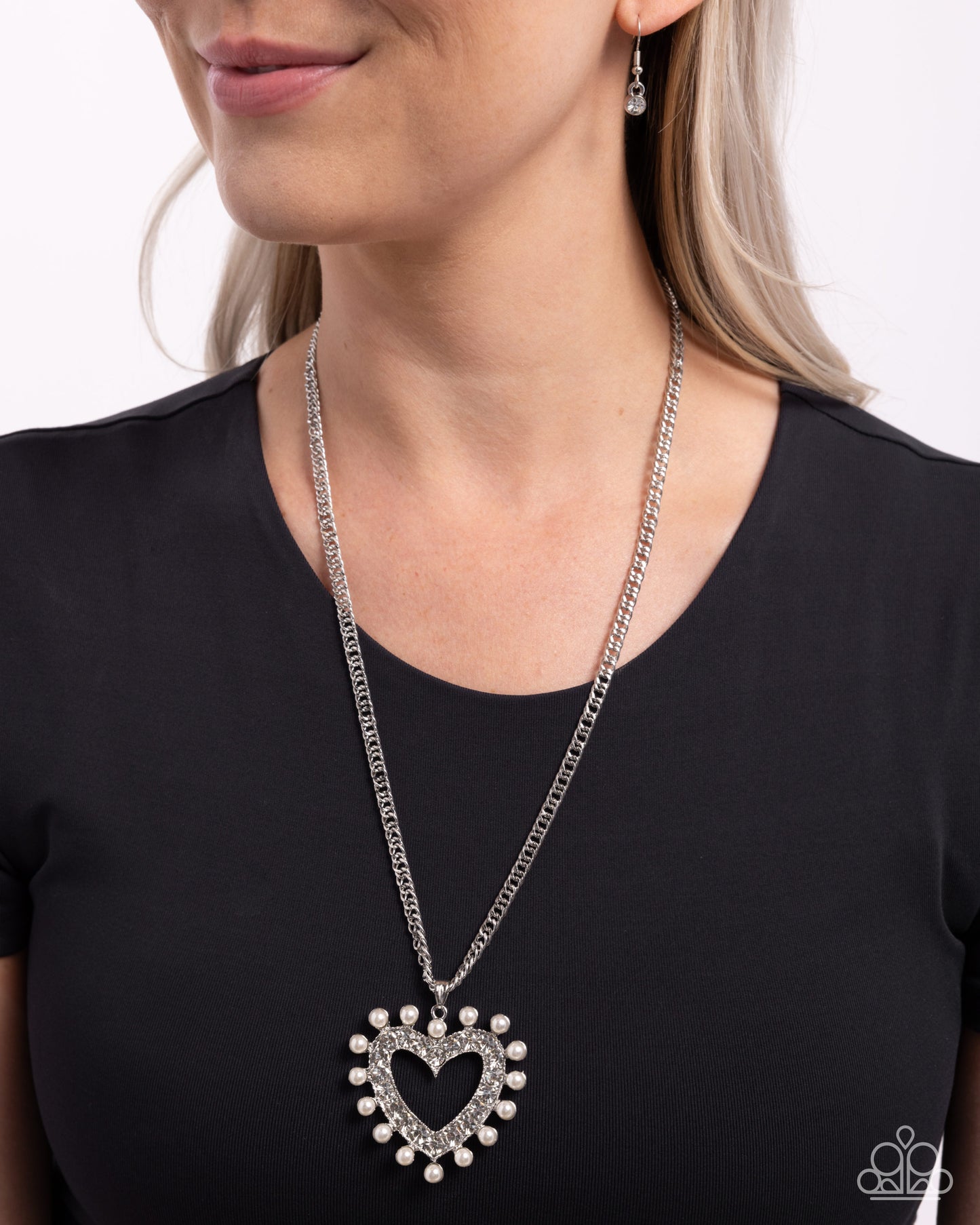 Perfectly Prim - White - Paparazzi Necklace