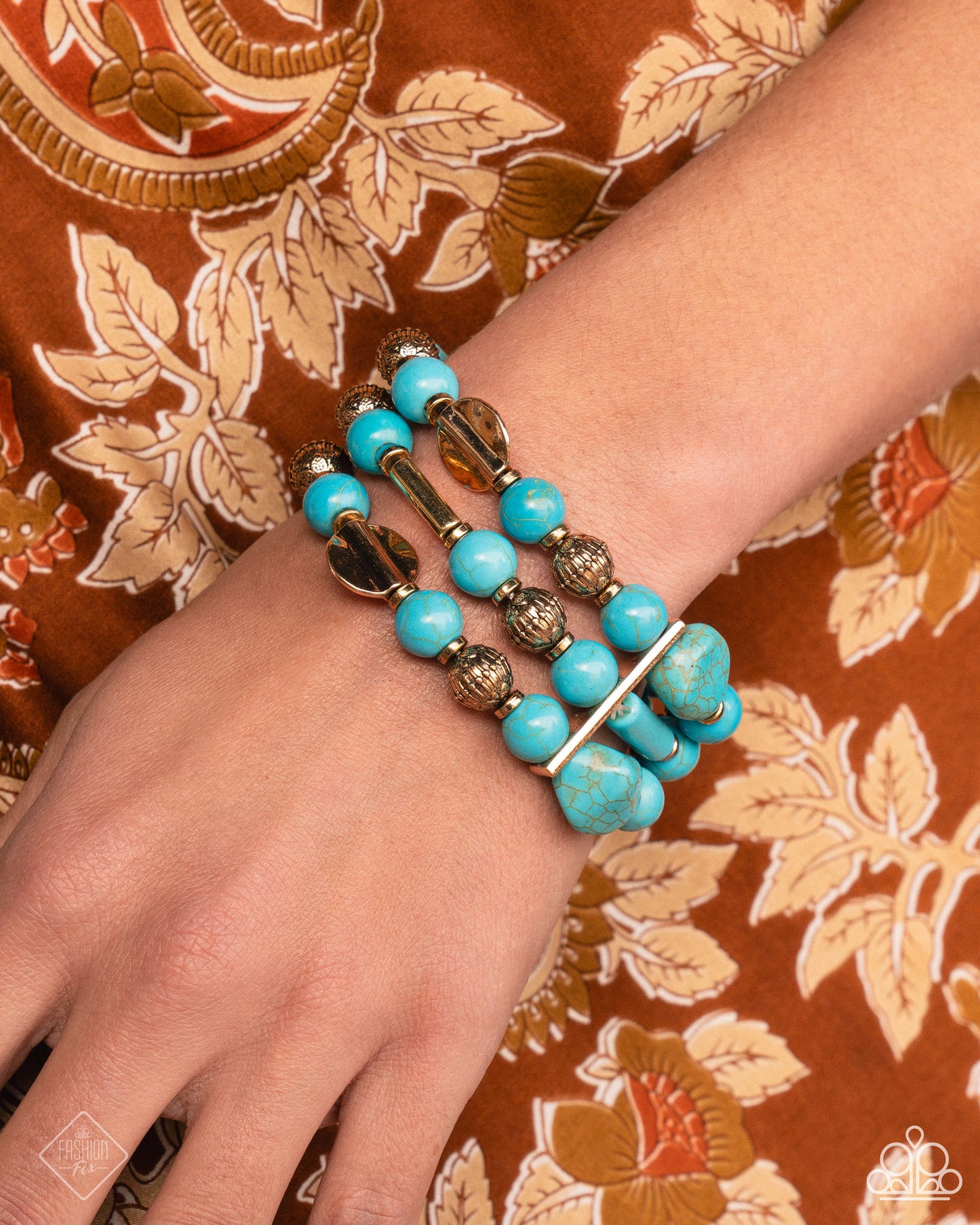 Coachella Confidence - Blue - Paparazzi Bracelet