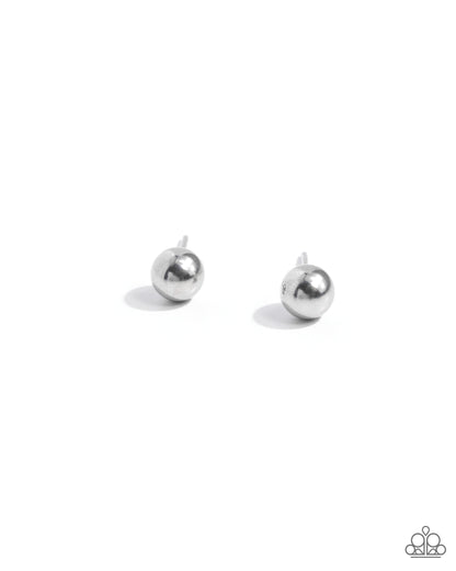 Stainless Statement - Silver - Paparazzi Earrings