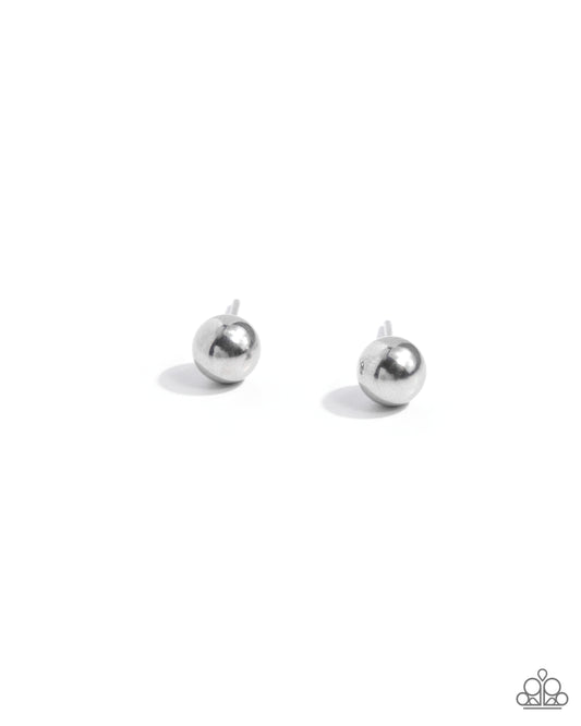 Stainless Statement - Silver - Paparazzi Earrings