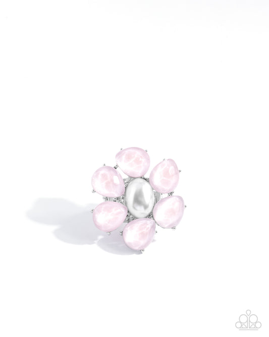 Glitter in the Air - Pink - Paparazzi Ring