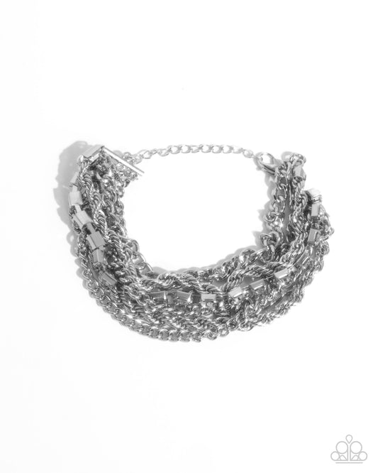 Executive Extravagance - White - Paparazzi Bracelet
