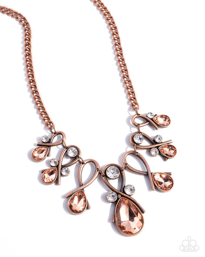 Infinity Institute - Copper - Paparazzi Necklace
