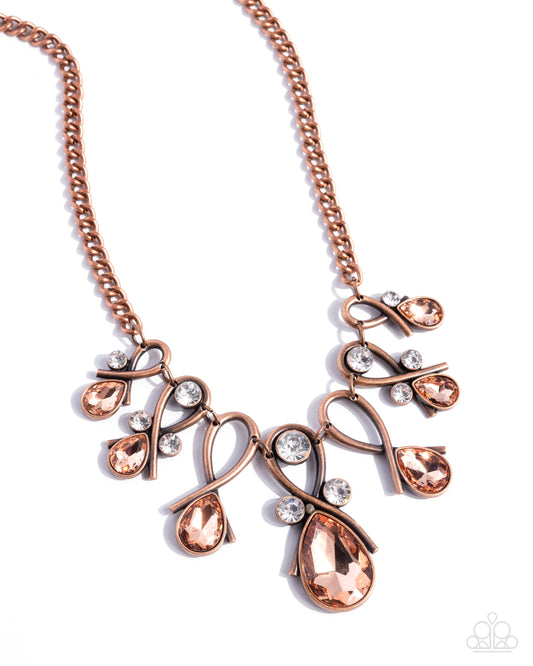 Infinity Institute - Copper - Paparazzi Necklace