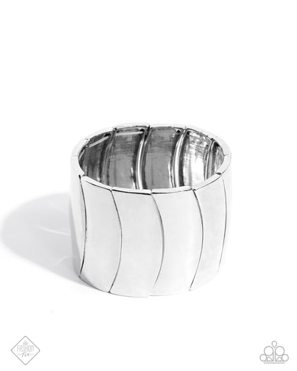 Crusading Celebrity - Silver - Paparazzi Bracelet