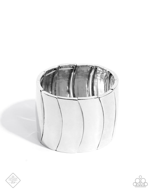 Crusading Celebrity - Silver - Paparazzi Bracelet